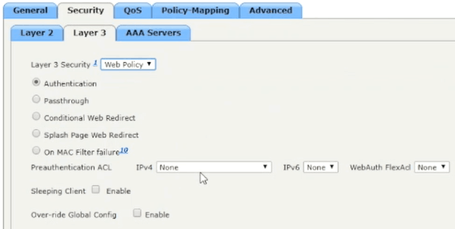 Configuring the Onboarding SSID