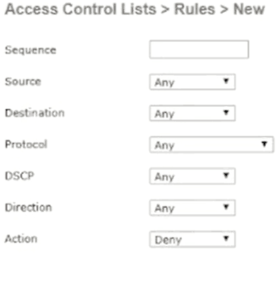 Configuring Access Control List settings