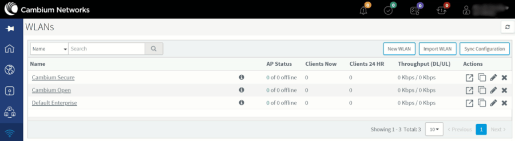 Creating the SSID in Cambium Networks