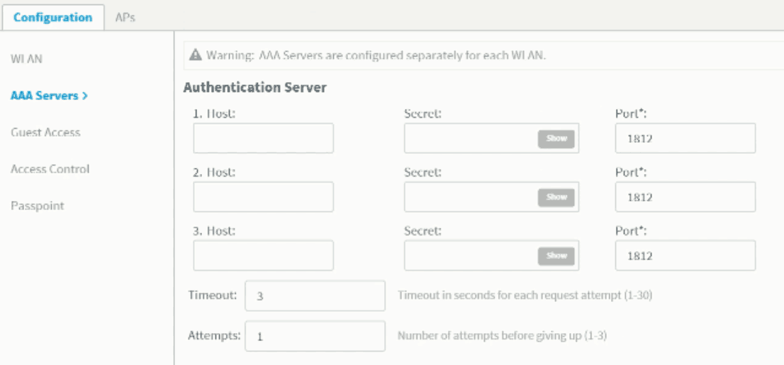 Connecting SecureW2 RADIUS with the Cambium Network